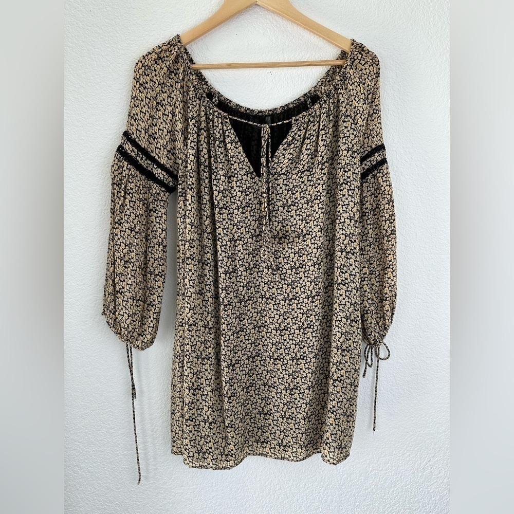 Zara Trafaluc Size Small Floral Tunic Dress - Picture 7 of 7